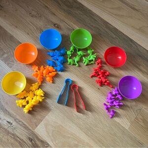 Dino Color Sorting and Counting Game